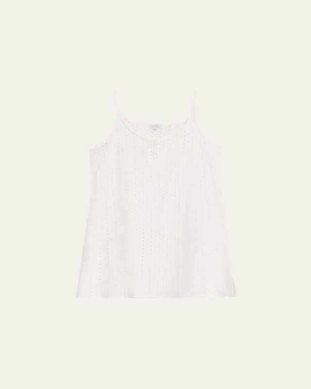 Kelian Eyelet-Embroidered Cotton Chemis